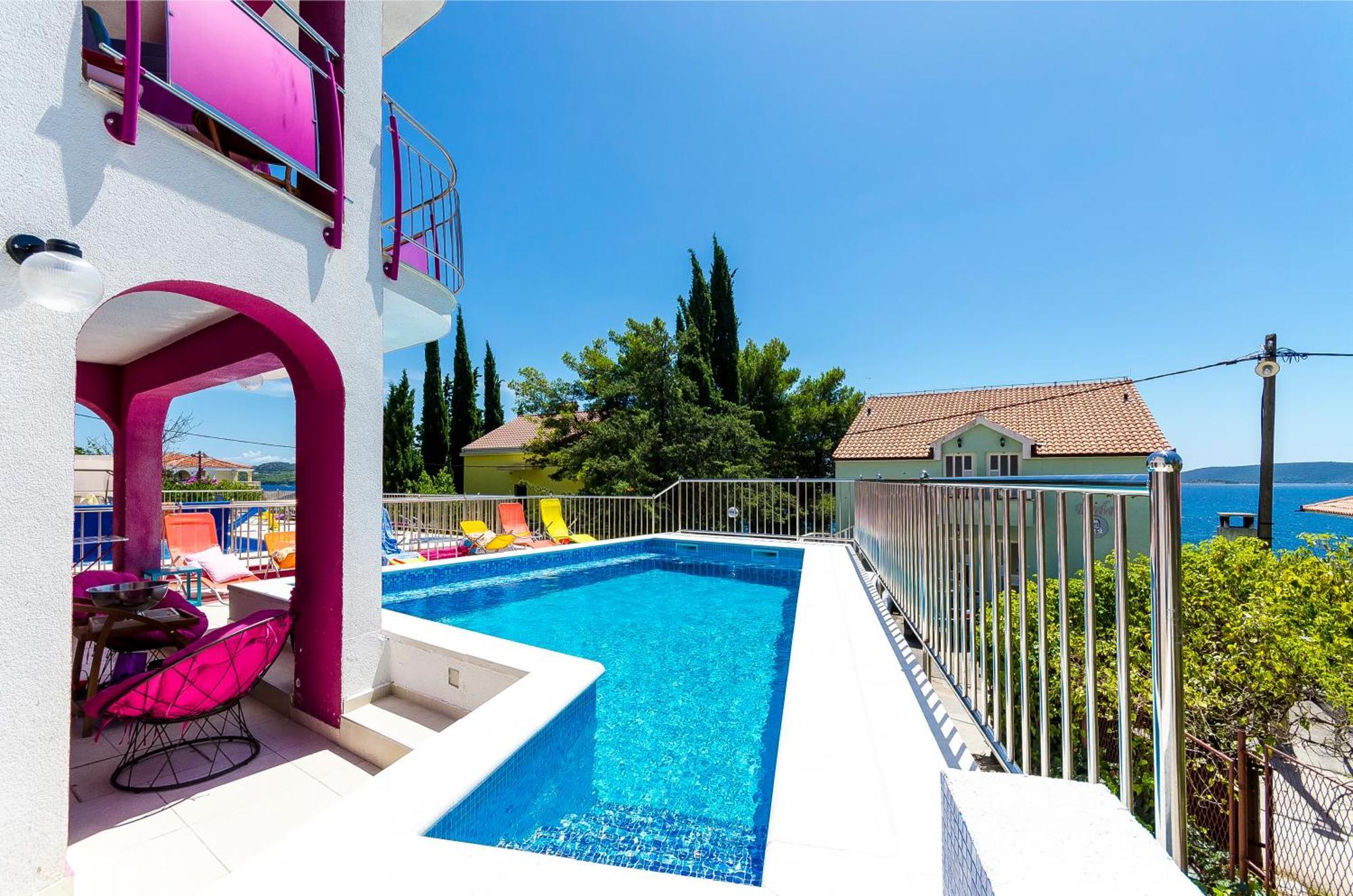 Villa Pinky And Superior Trogir 希杰·弗朗吉卡 外观 照片