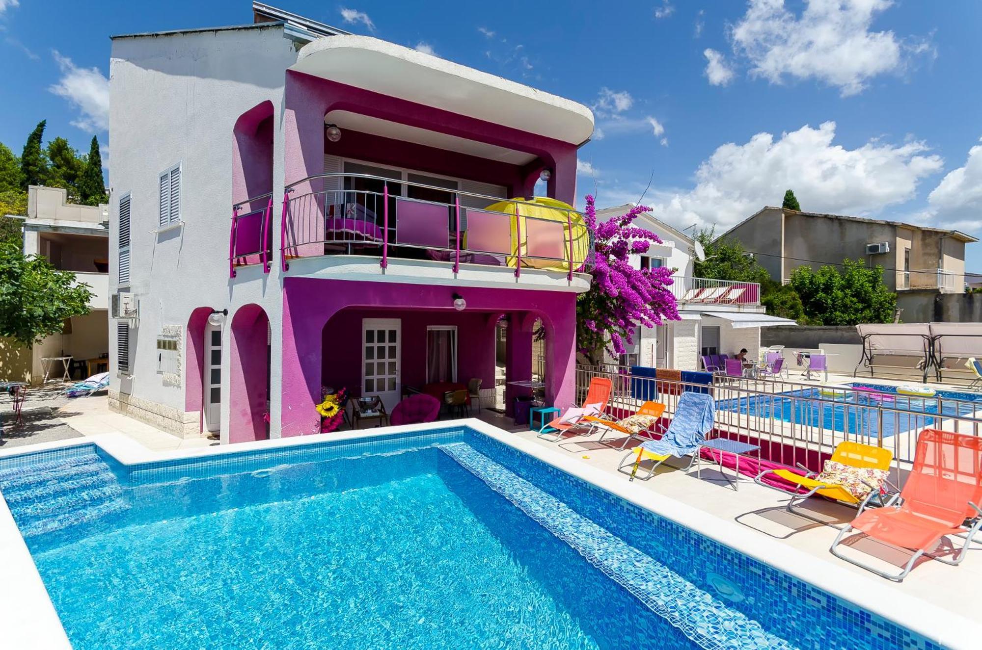 Villa Pinky And Superior Trogir 希杰·弗朗吉卡 外观 照片